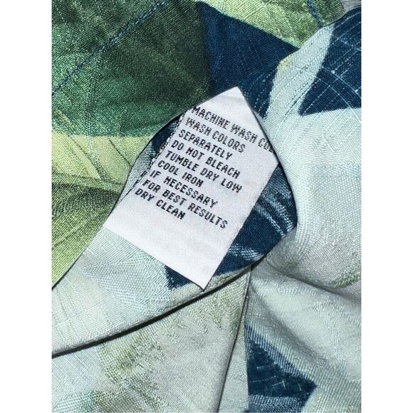 Tommy Bahama Relax 100% Silk Hawaiian Button Up Camp Shirt Size Large #38 - Picture 4 of 4